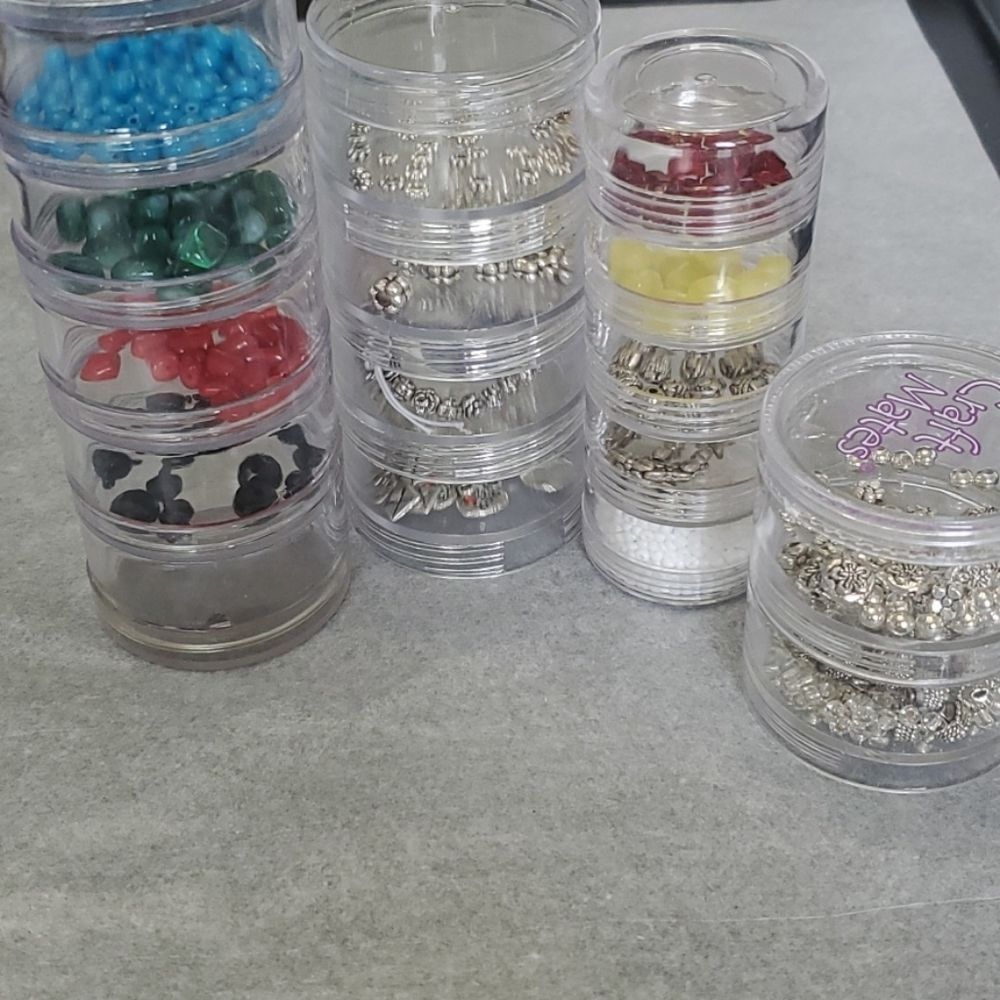 Beads and charms and beads and charms lot